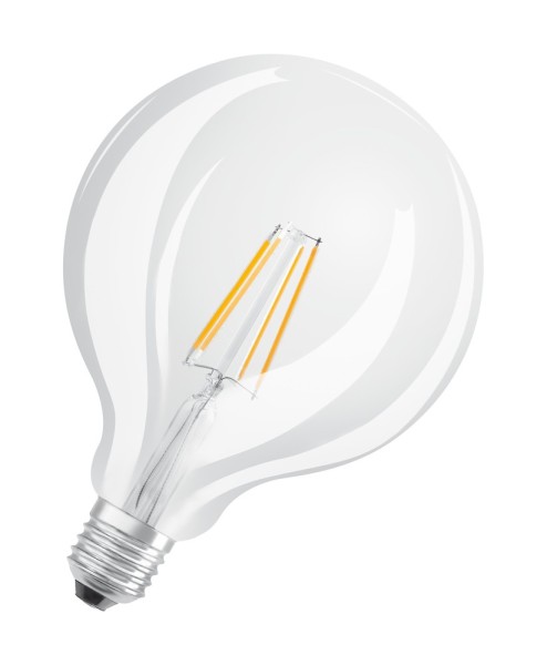 OSRAM LED Globe Lampe Superstar Plus G120 E27 Filament 11W 1521lm neutralweiss 4000K dimmbar 90Ra wie 100W