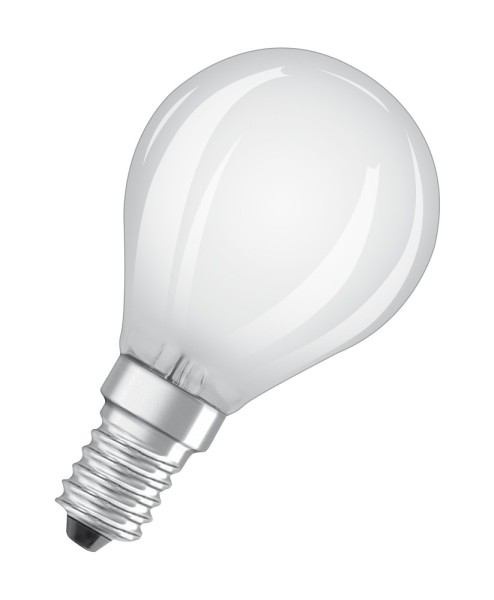 OSRAM LED Lampe Superstar Plus matt E14 Filament 3,4W 470lm warmweiss 2700K dimmbar 90Ra wie 40W