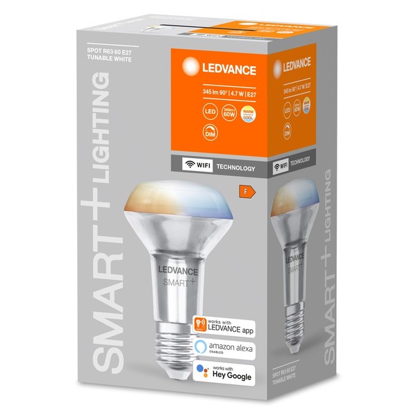 LEDVANCE LED Spot Reflektor SMART+ R105 E27 60W 345Lm Tunable White 2700…6500K 45° dimmbar
