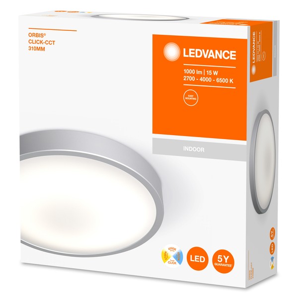 LEDVANCE LED Leuchte 31cm CCT dimmbar 15W Tunable White 120° + Fernbedienung
