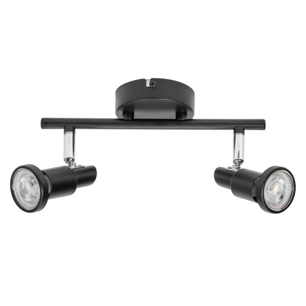 LEDVANCE LED Deckenleuchte SPOT BLACK 2 X 3.4W 927 DIM Dimmbar Warmweiss 4058075828780