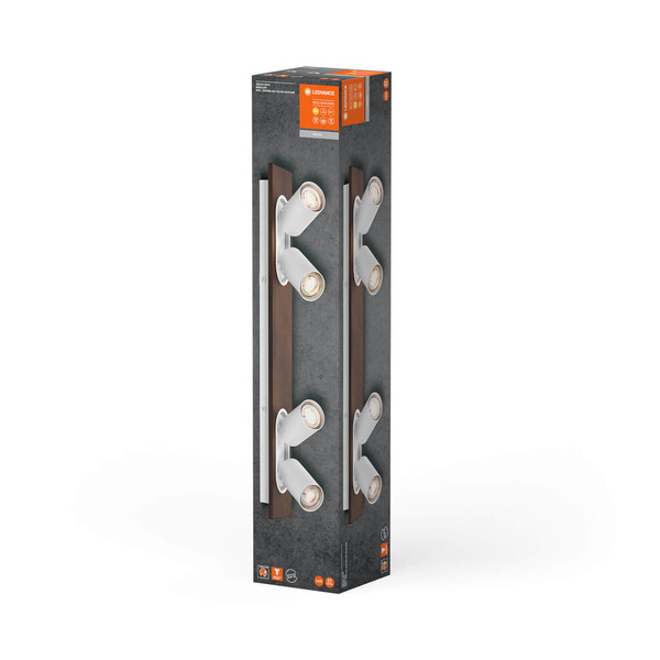 LEDVANCE LED Deckenleuchte DECOR SPOT MERCURY WHITE 4x3.4W 927 DIM Dimmbar Warmweiss 4058075833616