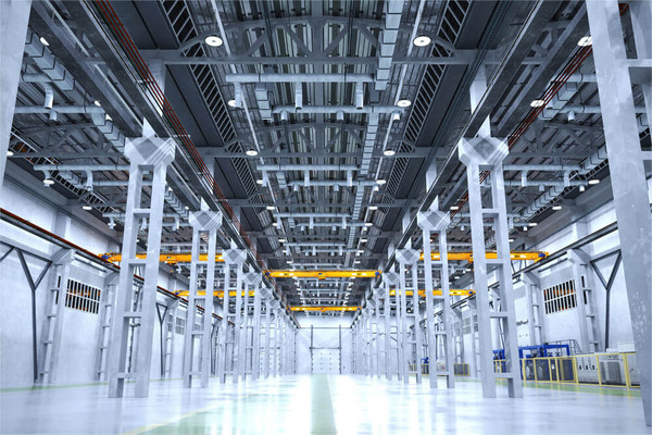 LEDVANCE LED Hallenleuchte Highbay P ⌀32cm Power Select 150W-125W Neutralweiss 4000K IP66 dimmbar 4058075844308