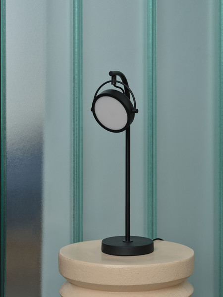 OSRAM Tischleuchte Decor Puck Table 11W 930 Black Warm weiß 4058075846463