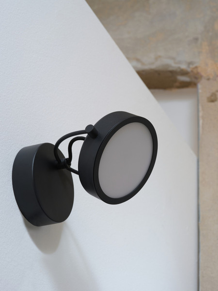 OSRAM LED Wandleuchte Decor Puck Wall 11W 930 Black Warm weiß 4058075846500