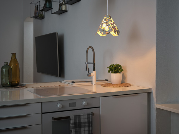 OSRAM Pendelleuchte Decor Gleam Pendant Flower E27 White 4058075846708