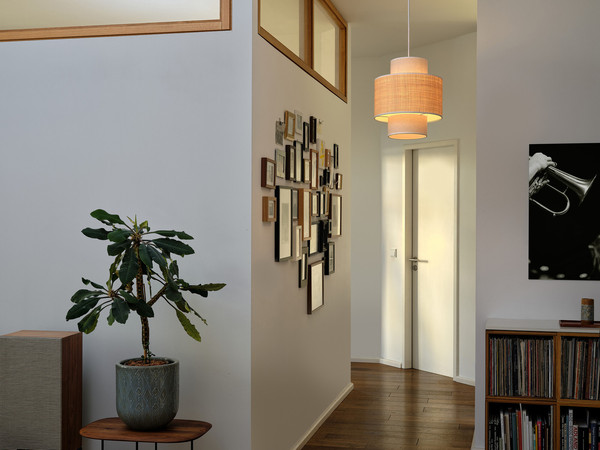 OSRAM Pendelleuchte Decor Wrap Cylinder Pendant E27 Beige 4058075846845