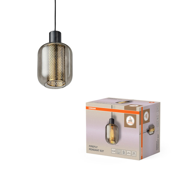 OSRAM Pendelleuchte Decor Firefly Pendant E27 Black 4058075847088