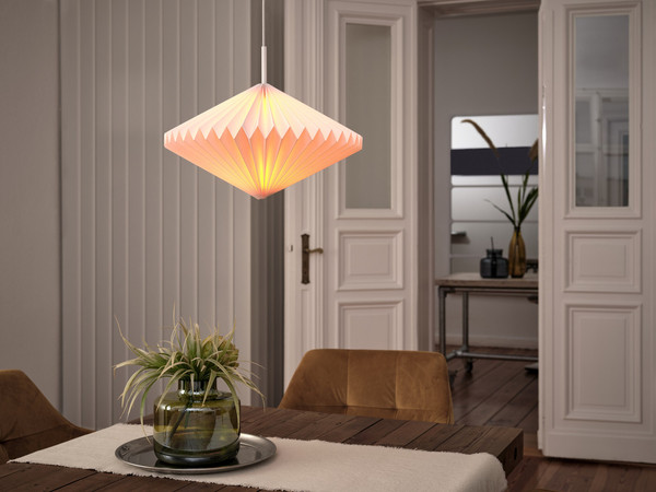 OSRAM Pendelleuchte Decor Paper Lantern Diamond Pendant E27 White 4058075847149
