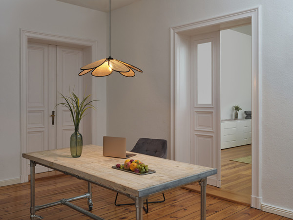 OSRAM Pendelleuchte Decor Rattan Daisy Pendant 690 E27 Brown 4058075847200