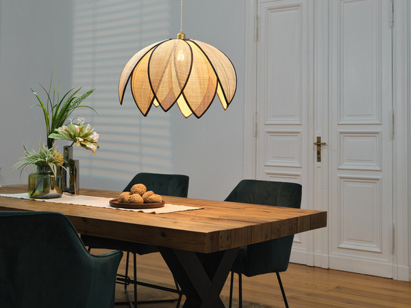 OSRAM Pendelleuchte Decor Rattan Lotus Pendant 670 E27 Brown 4058075847224