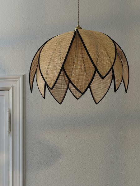 OSRAM Pendelleuchte Decor Rattan Lotus Pendant 670 E27 Brown 4058075847224