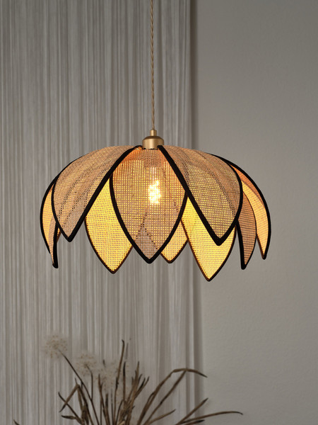 OSRAM Pendelleuchte Decor Rattan Lotus Pendant 480 E27 Brown 4058075847248