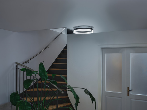 OSRAM LED Deckenleuchte Decor Circle Ceiling 400 25W CLICKCCT Black Warm weiß,Kalt weiß,Kaltes Tageslicht 4058075847309
