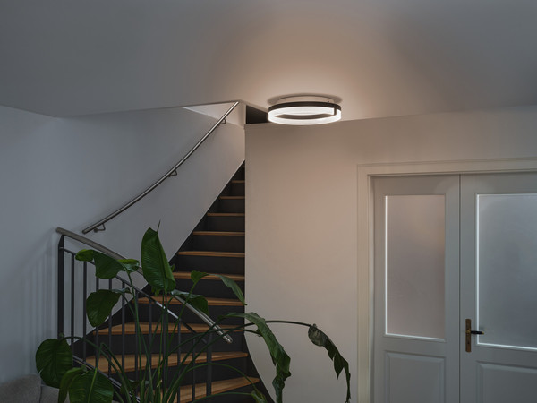 OSRAM LED Deckenleuchte Decor Circle Ceiling 400 25W CLICKCCT Black Warm weiß,Kalt weiß,Kaltes Tageslicht 4058075847309