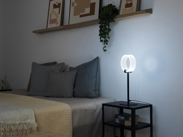 OSRAM LED Tischleuchte Decor Circle Table 8.3W CLICKCCT Black Warm weiß,Kalt weiß,Kaltes Tageslicht 4058075847347