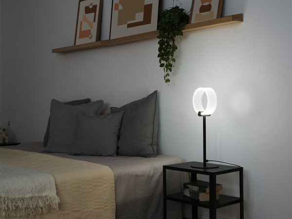 OSRAM LED Tischleuchte Decor Circle Table 8.3W CLICKCCT Black Warm weiß,Kalt weiß,Kaltes Tageslicht 4058075847347