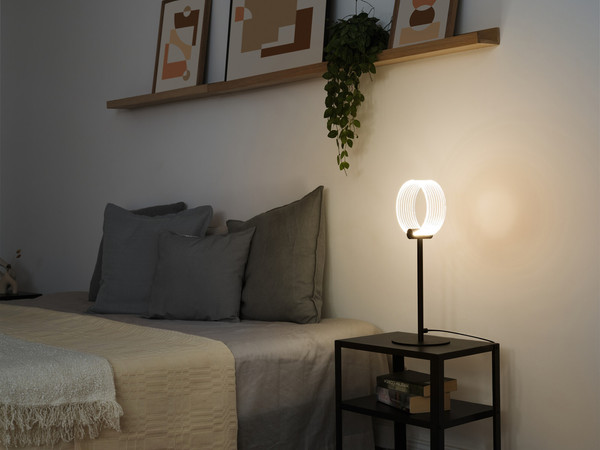 OSRAM LED Tischleuchte Decor Circle Table 8.3W CLICKCCT Black Warm weiß,Kalt weiß,Kaltes Tageslicht 4058075847347