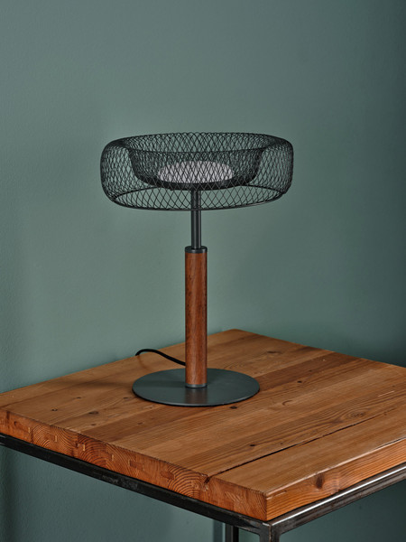 OSRAM LED Tischleuchte Decor Mesh Table 10W 830 Black 4058075847446