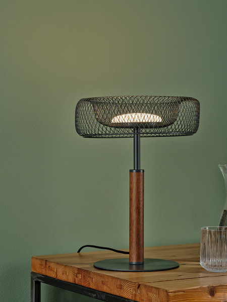 OSRAM LED Tischleuchte Decor Mesh Table 10W 830 Black 4058075847446