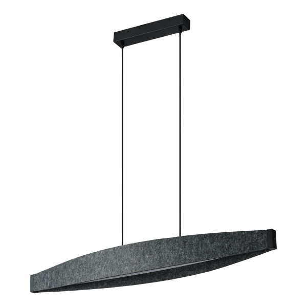 OSRAM LED Pendelleuchte Decor Flat Felt Pendant 23W 830 Dark Grey Warm weiß 4058075847507