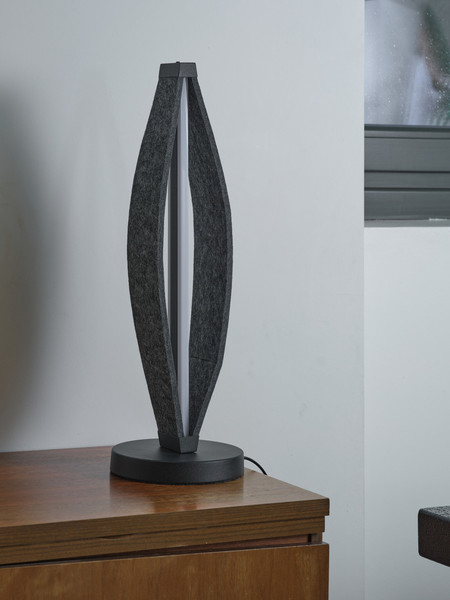 OSRAM LED Tischleuchte Decor Flat Felt Table 13W 830 Dark Grey Warm weiß 4058075847521