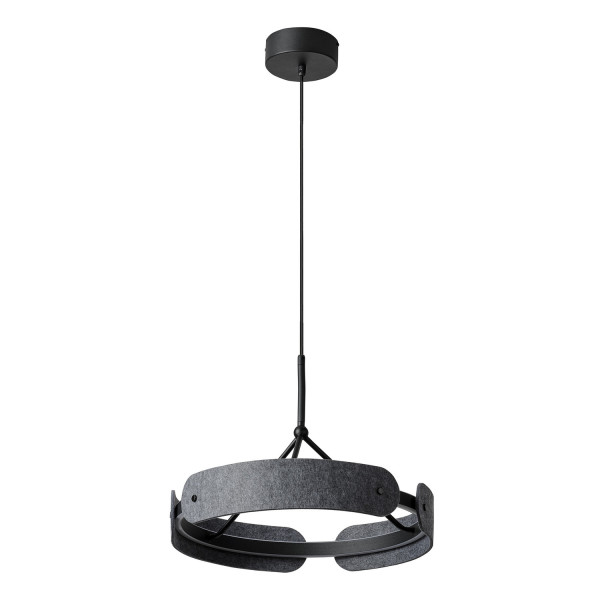 OSRAM LED Pendelleuchte Decor Curve Felt Pendant 33W 830 Dark Grey Warm weiß 4058075847606