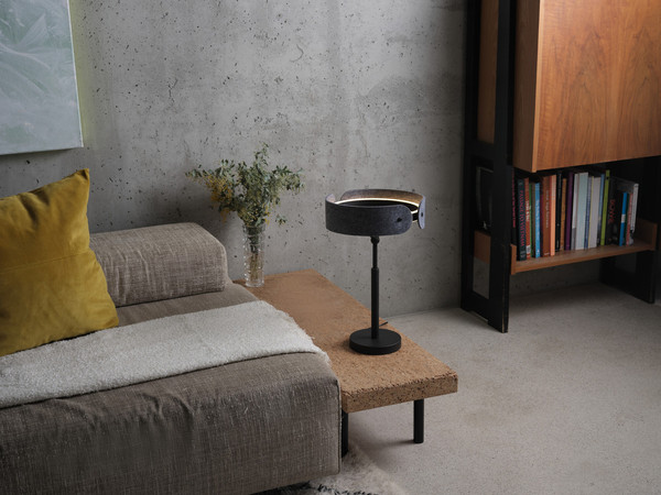 OSRAM LED Tischleuchte Decor Curve Felt Table 19W 830 Dark Grey Warm weiß 4058075847620