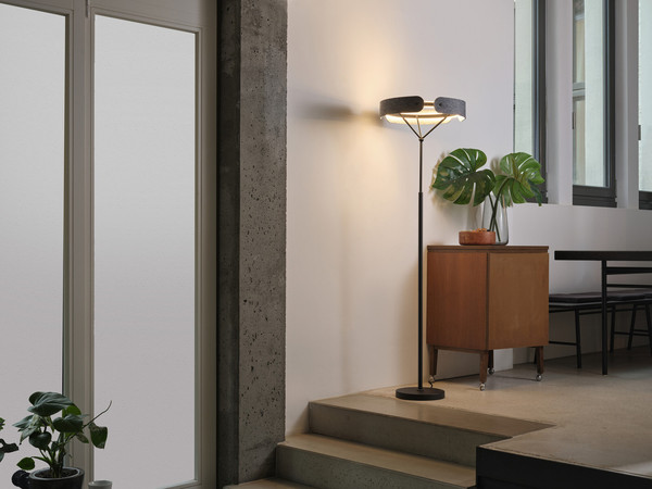 OSRAM LED Stehleuchte Decor Curve Felt Floor 33W 830 Dark Grey Warm weiß 4058075847644