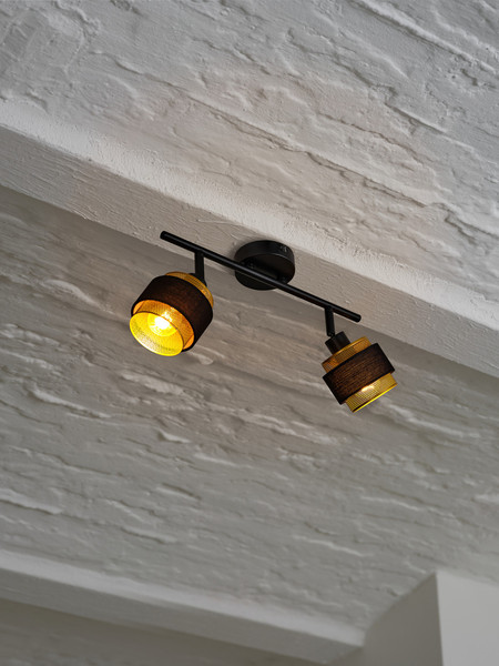 OSRAM LED Strahler Decor Spot Hornet 2X2.8W 827 E14 Black Warm weiß 4058075847767