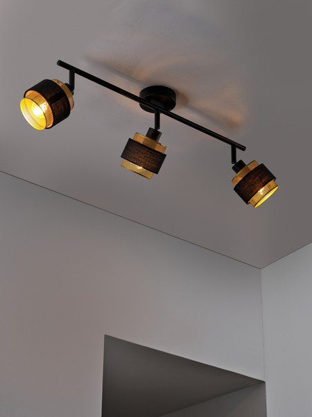 OSRAM LED Strahler Decor Spot Hornet 3X2.8W 827 E14 Black Warm weiß 4058075847781