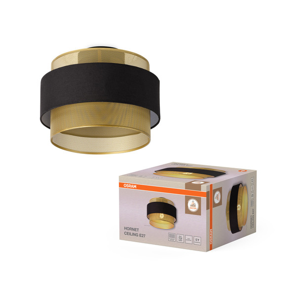 OSRAM Deckenleuchte Decor Hornet Ceiling 1XE27 Black 4058075847842