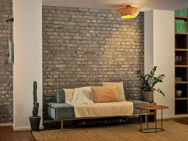 OSRAM Deckenleuchte Decor Stripes Ceiling 1XE27 Beige 4058075847989