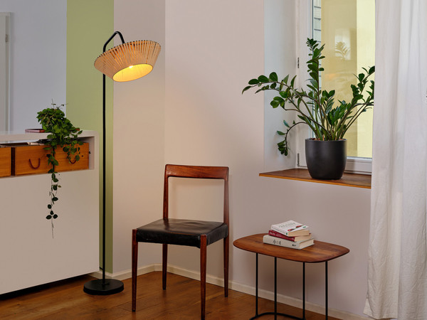 OSRAM Stehleuchte Decor Stripes Floor 1XE27 Beige 4058075848023