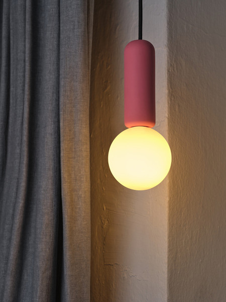 OSRAM Pendelleuchte Decor Concrete Mic Pendant 1XG9 Pink 4058075848344