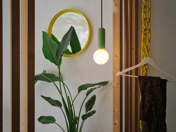 OSRAM Pendelleuchte Decor Concrete Mic Pendant 1XG9 Green 4058075848405