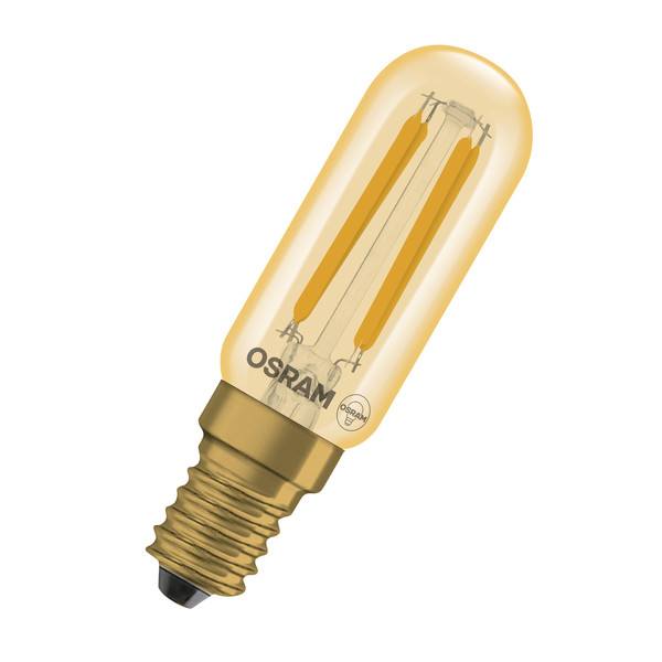 OSRAM LED Leuchtmittel Vintage 1906 LED Special Shapes 4.8W 822 Gold E14 Dimmbar Extrawarmweiss 4058075849709