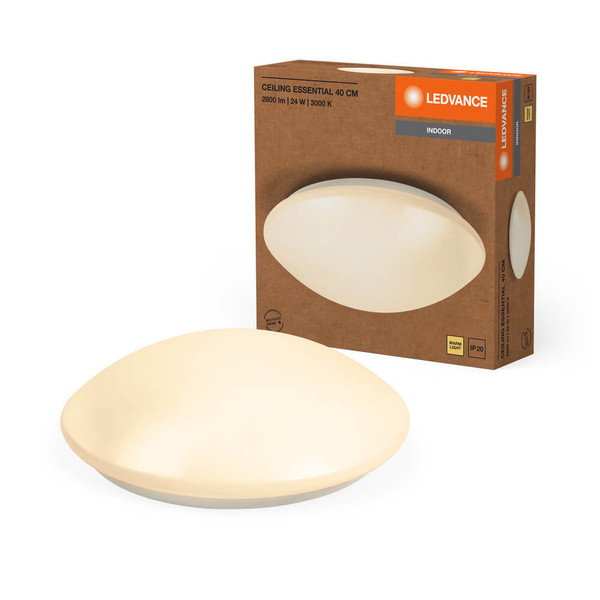 LEDVANCE Ceiling Essential ⌀40cm 24W 1920lm Warmweiss 3000K 4099854003110