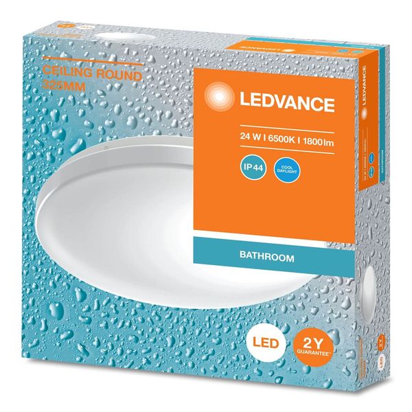 LEDVANCE CEILING ROUND Deckenleuchte rund 325 24W 865 IP44 4099854105937