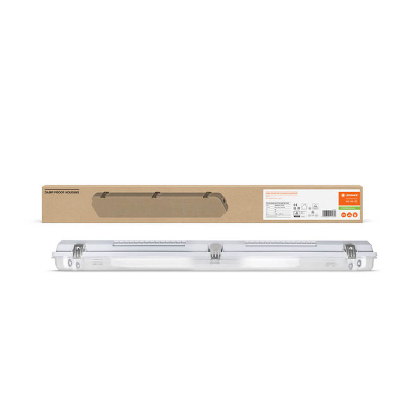 LEDVANCE Feuchtraumleuchte G13 Damp Proof Housing 2fach 68x10cm IP65 4099854117930