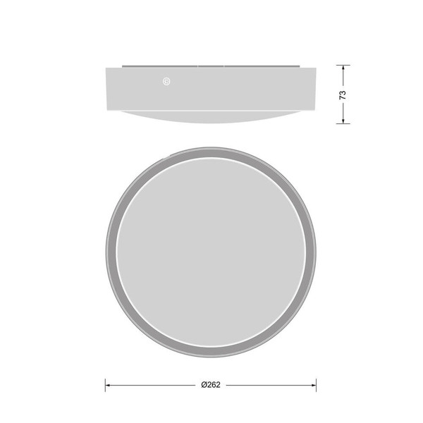 LEDVANCE LED Deckenleuchte Bulkhead ⌀26cm 9.5W-8W-6.5W-5.5W warm-/neutralweiss 3000/4000K CCT IP65 4099854286100