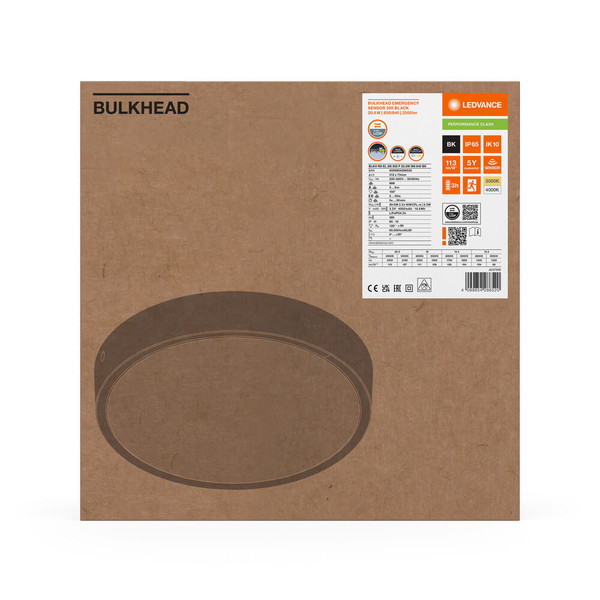 LEDVANCE LED Deckenleuchte Bulkhead ⌀31cm 20.5W-18W-15.5W-13.50W warm-/neutralweiss 3000/4000K CCT IP65 4099854286520