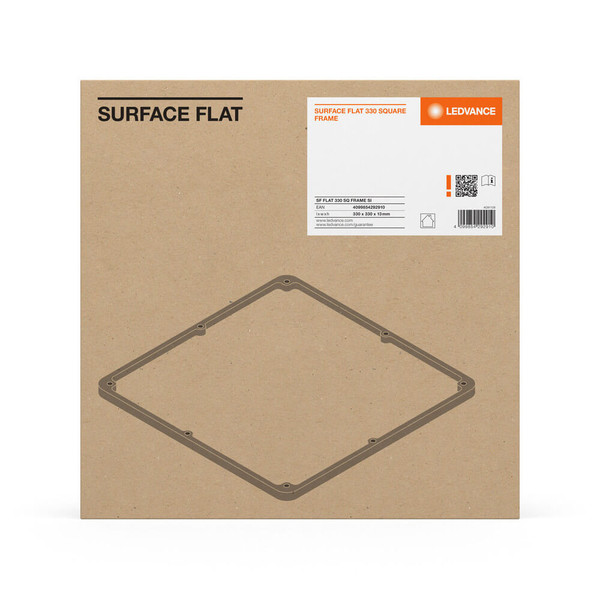LEDVANCE Zubehör Surface Flat Frame 330Square SI Aufbaumontage 30x30cm 4099854292910