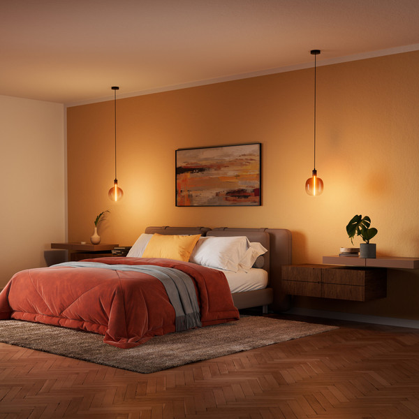 OSRAM Pendelleuchte Vintage 1906 PenduLum Bobbin Black Matt 4099854419416