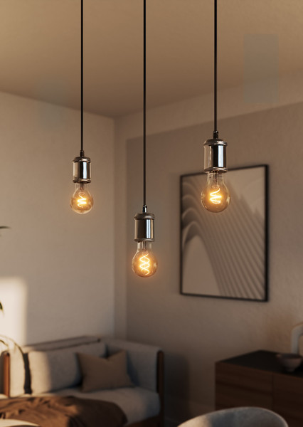 OSRAM Pendelleuchte Vintage 1906 PenduLum Bobbin Gun Metal 4099854419430