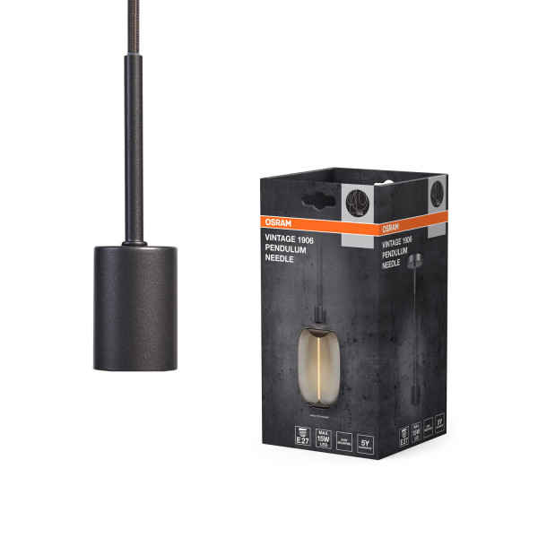 OSRAM Pendelleuchte Vintage 1906 PenduLum Needle Dark Grey 4099854419492