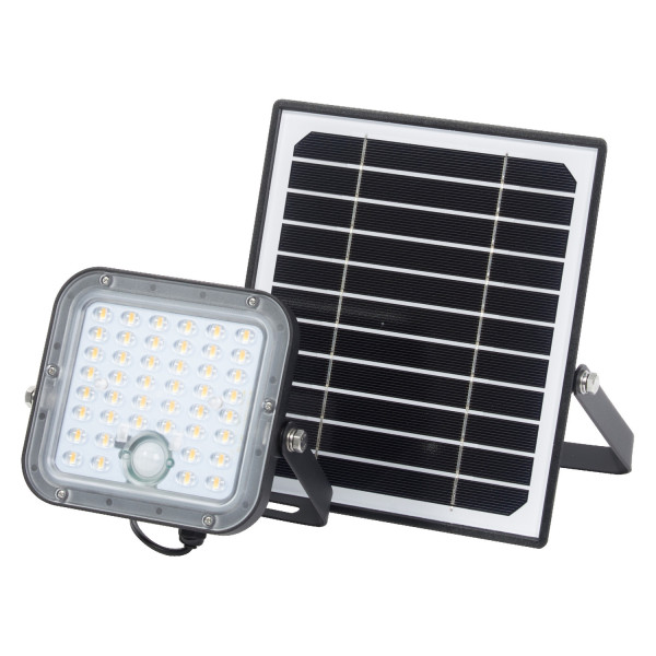 OSRAM LED Aussen-Strahler ENDURA FLOOD SPLIT SOLAR SENSOR 10W 840 Remote control Dimmbar Neutralweiss 4099854429415
