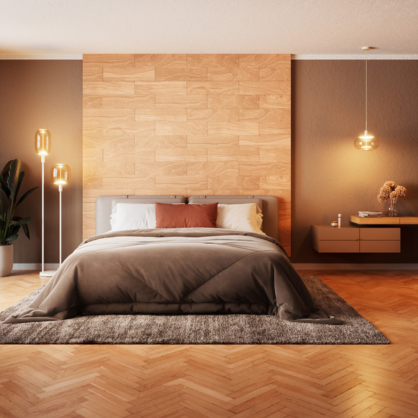 OSRAM Stehleuchte Decor Stick Floor Beige 2XE27 4099854440328