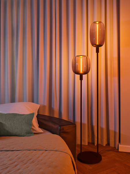 OSRAM Stehleuchte Decor Stick Floor Dark Grey 2XE27 4099854440342