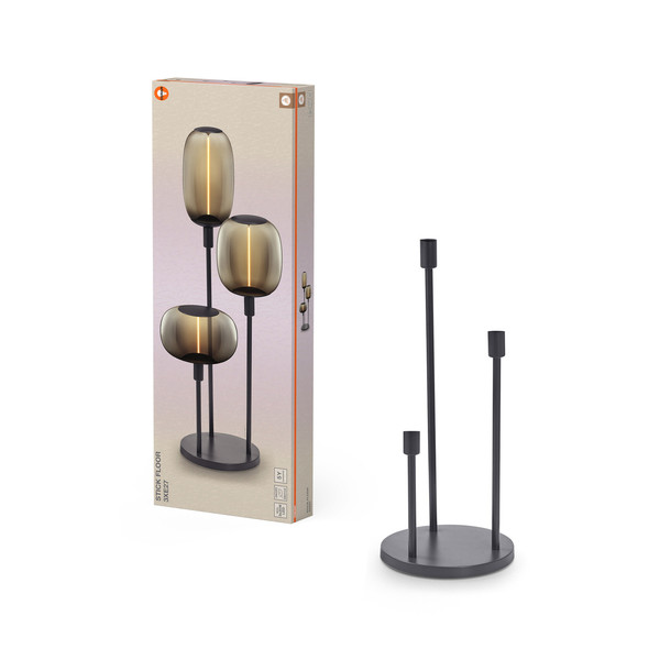 OSRAM Stehleuchte Decor Stick Floor Dark Grey 3XE27 4099854440366